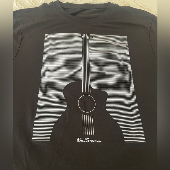 Ben Sherman guitar t shirt - Picture 1 of 4